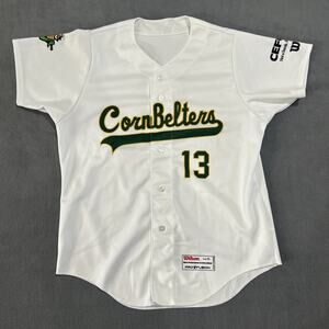 Normal Cornbelters #13 Frontier League Stadium Giveaway SGA Jersey Youth XL
